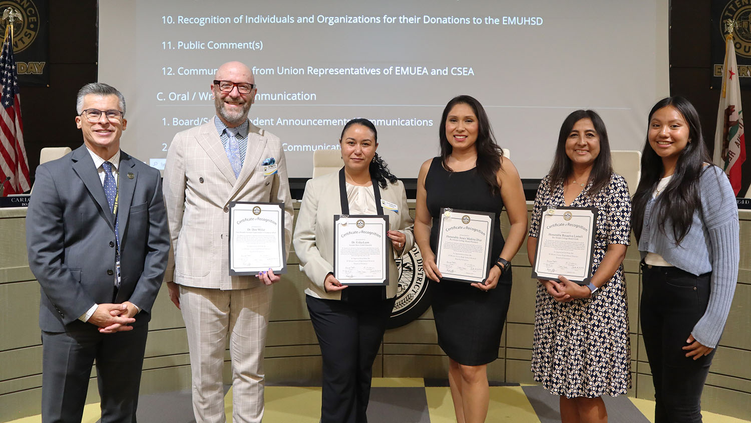 El Monte Union Honors Río Hondo College for Invaluable Partnership in Student Empowerment