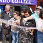 Members of the Río Hondo College Pride Scholars Program celebrate the grand opening of the first Pride Center 