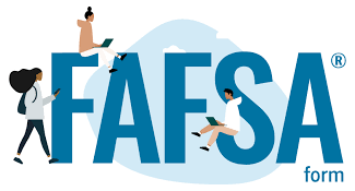 Illustration depicting logo for the Free Application for Federal Student Aid (FAFSA) form.