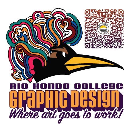 Rio Hondo Graphic Design Logo/QR