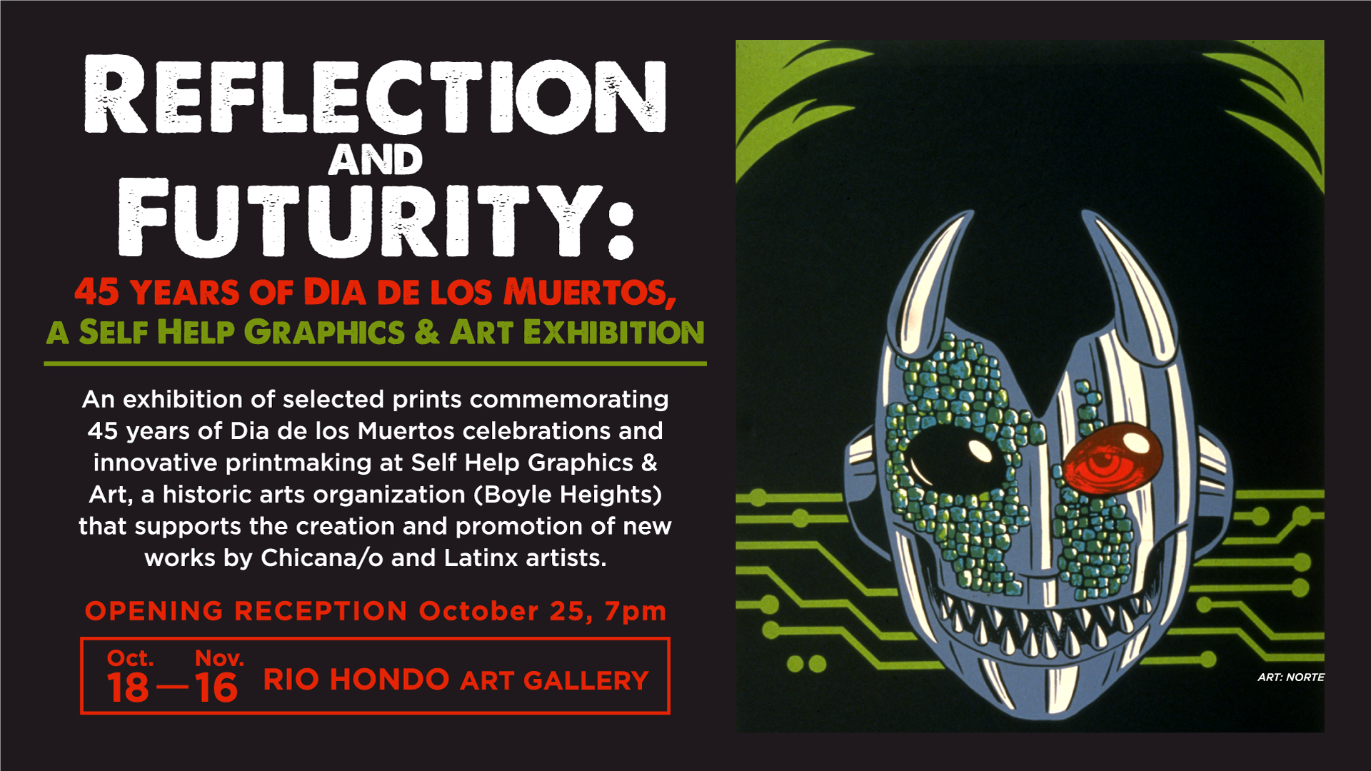 Reflection and Futurity: 45 Years of Dia de los Muertos poster