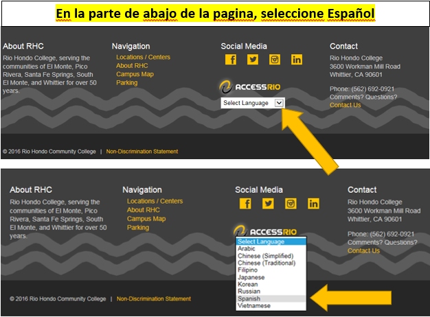 Image of instructions to translate info to Spanish.