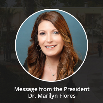 message from the president dr. marilyn flores