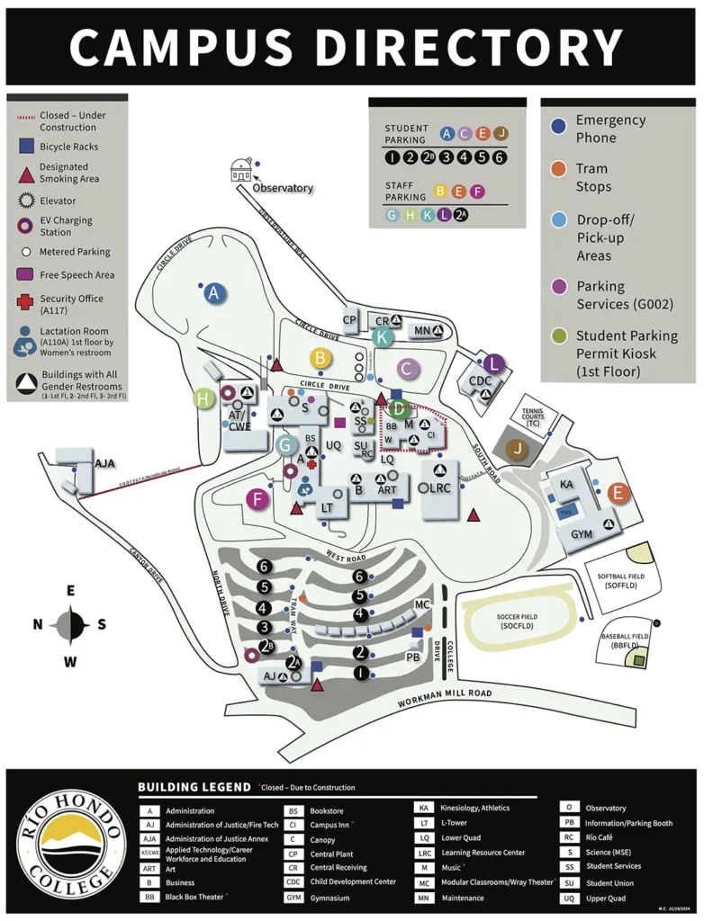 rio hondo college campus map